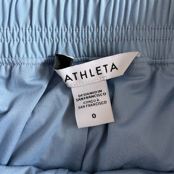 Athleta Brooklyn Lined Jogger Heron Blue 0 NWOT - Picture 2 of 4